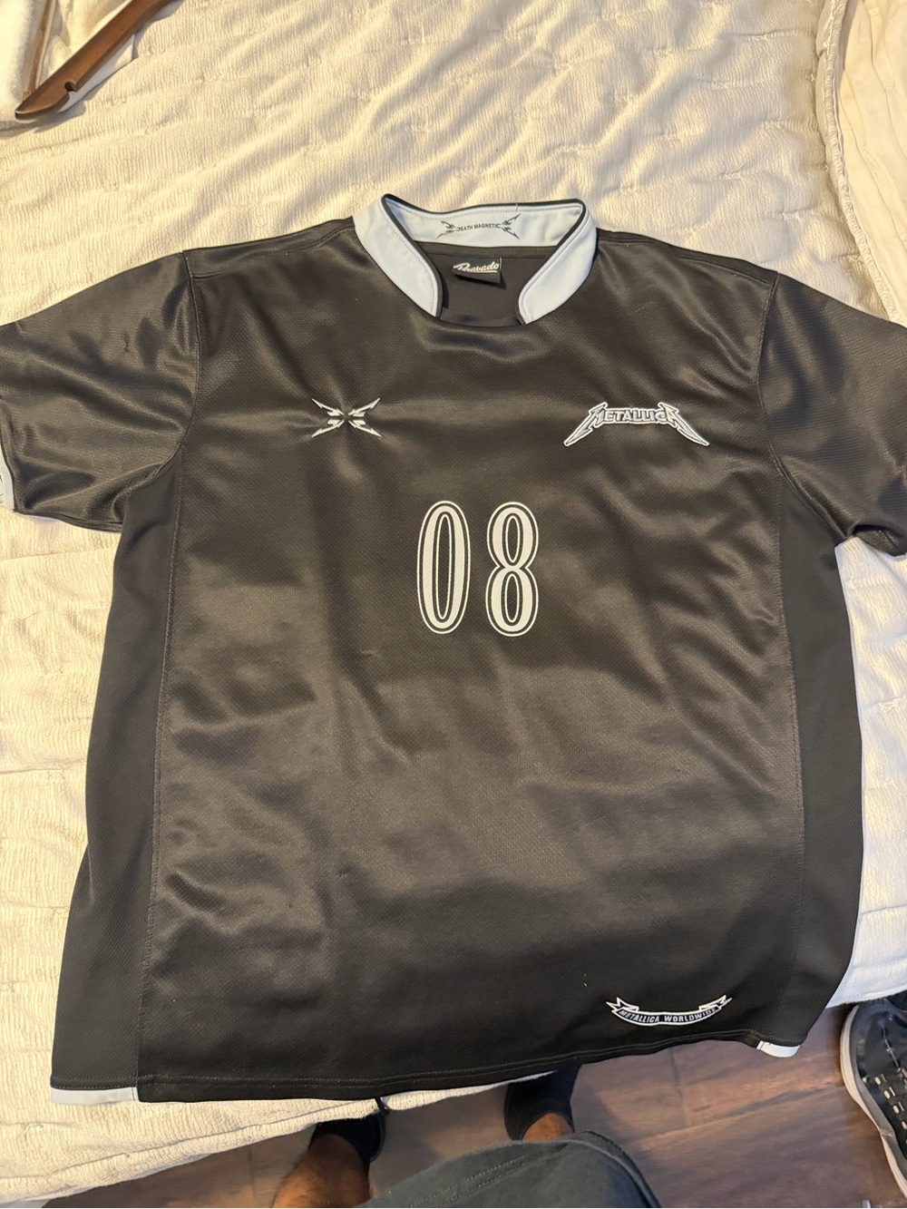 Metallica soccer jersey Death Magnetic Tour